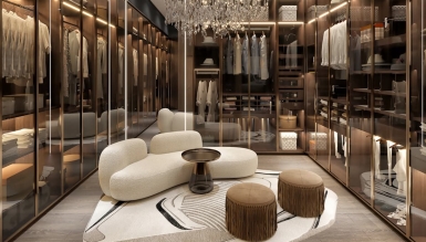 مشروع غرفة الملابس في ريزيدانس مسلاك - 1102 Luxury Line