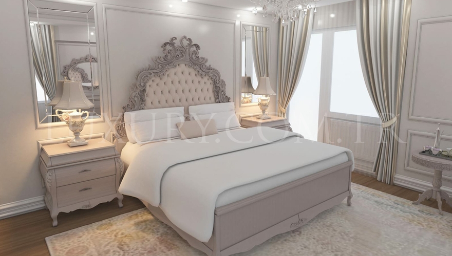 2022 Agra Özel Tasarım Oymalı Classic Bedroom - 1086