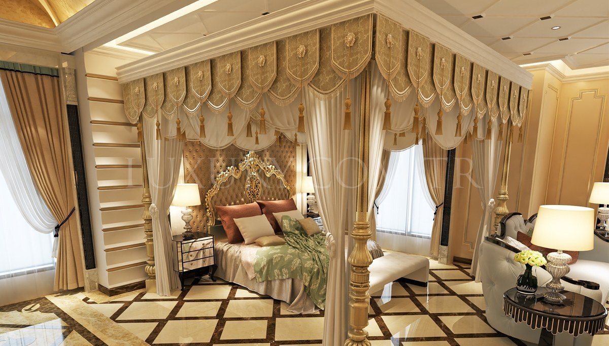 2022 Cairo Carved Classic Bedroom Set - 