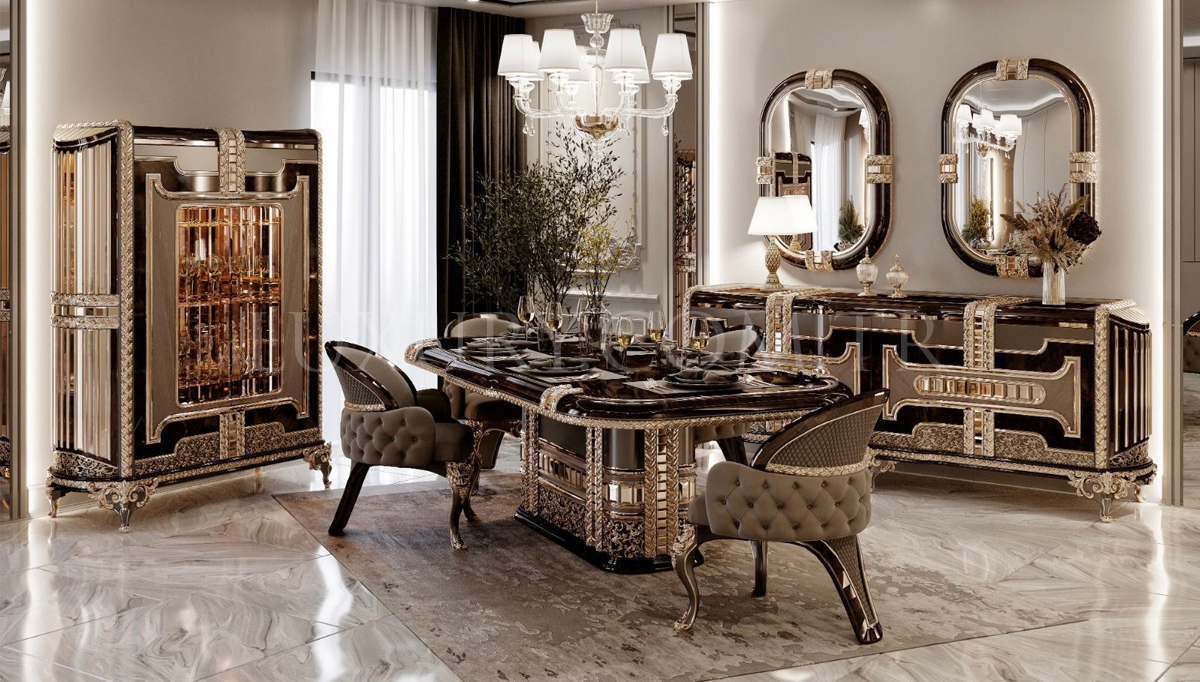 2025 Klasik Yemek Odası Trendleri - Luxury Line Mobilya