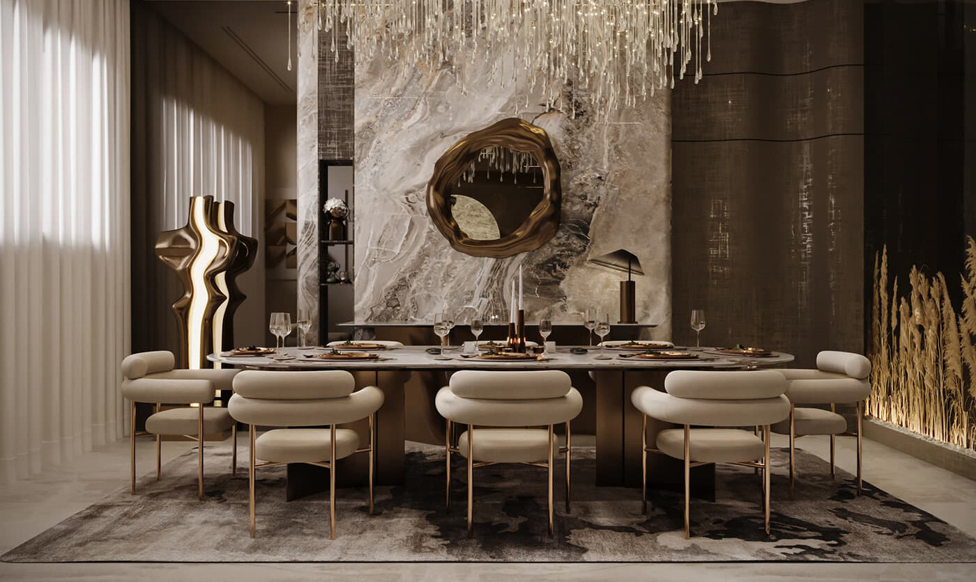 Büyük Yemek Masası Tasarımları: Estetik ve Fonksiyonun Buluşma Noktası
