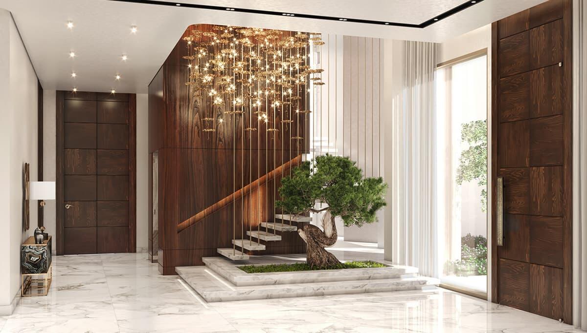 Villa İçin Lüks Antre Mobilyası: Şık, Fonksiyonel ve Zamansız Giriş Alanları