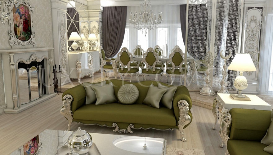 Abudabi Classic Living Room - 1086