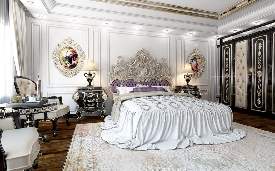 Abudabi Klasik Siyah yatak odası - 1