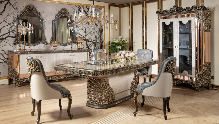 Abuja Klasik Yemek Odası - 1062