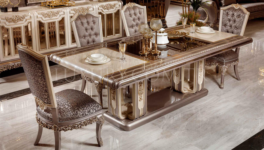 Ahsen Classic Avangart Dining Room - 7