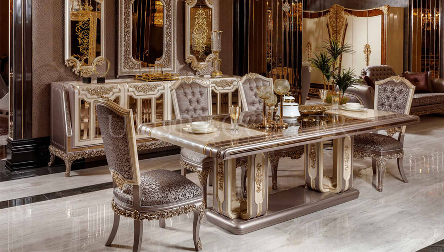 Ahsen Classic Avangart Dining Room - 8