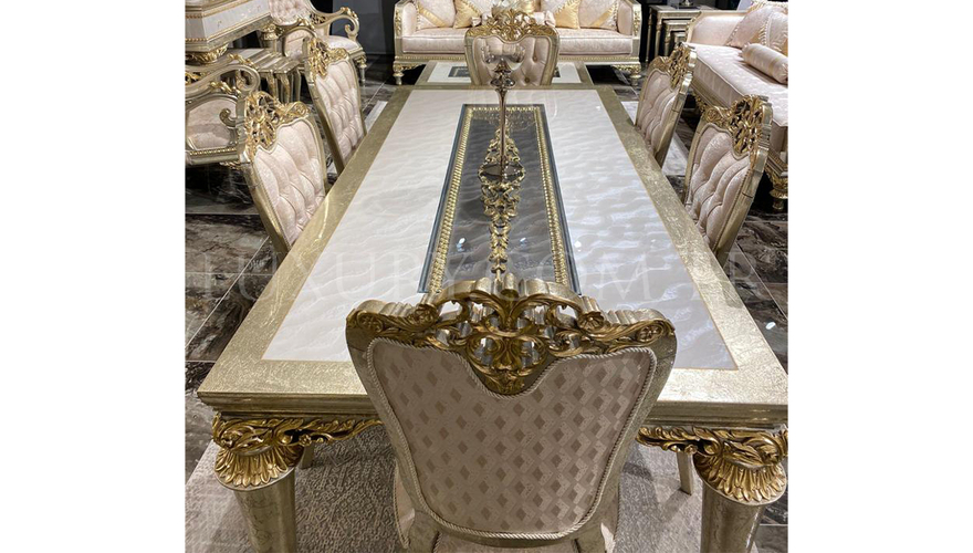 Akranes Classic White Dining Room - 7