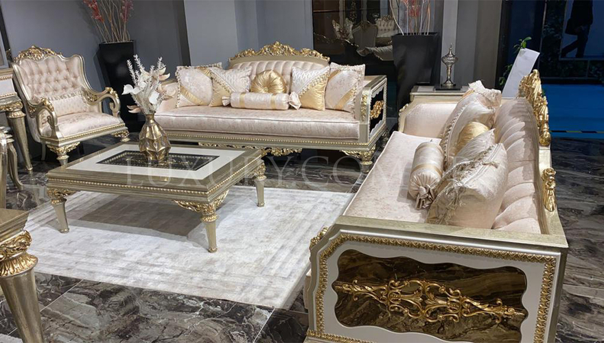 Akranes Classic White Living Room - 1093