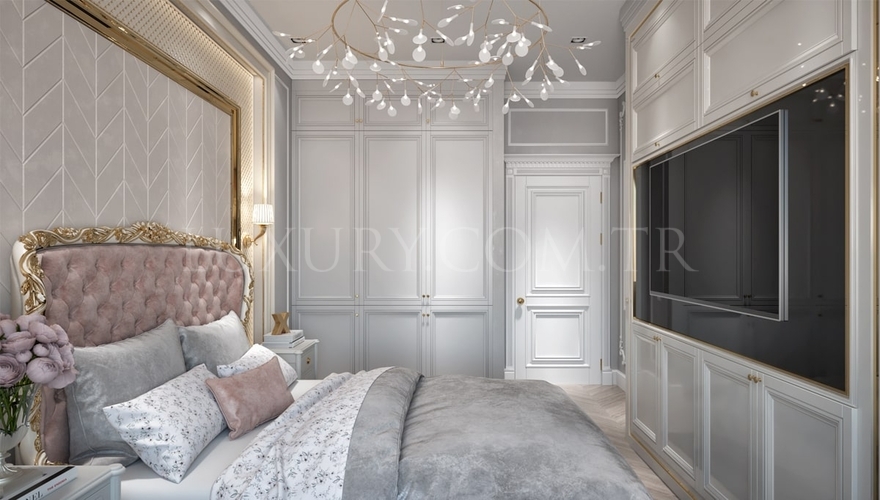 Albero Yatak Odası Dekorasyonu Projesi - 4