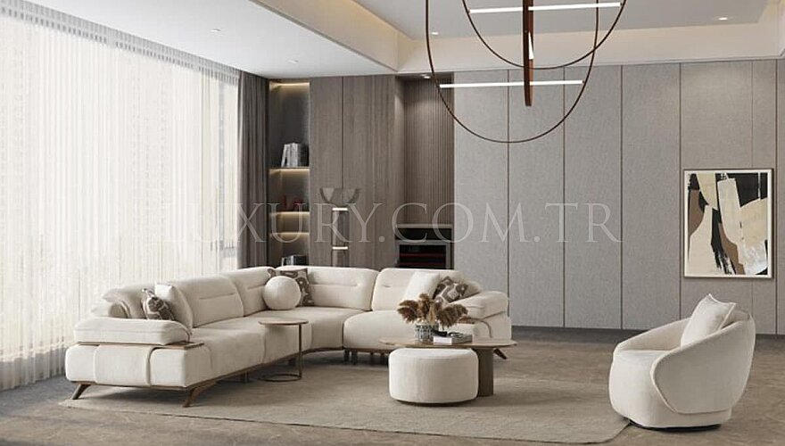 Alberoni Modern Köşe Koltuk Takımı - 4