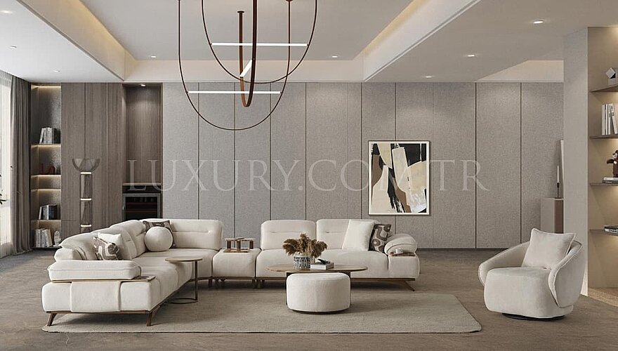 Alberoni Modern Köşe Koltuk Takımı - 2