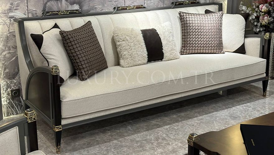 Aldera Art Deco Sofa Set - 3