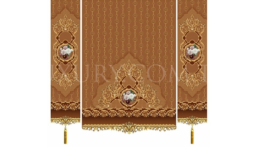 Aleras Classic Curtain Model - 1084