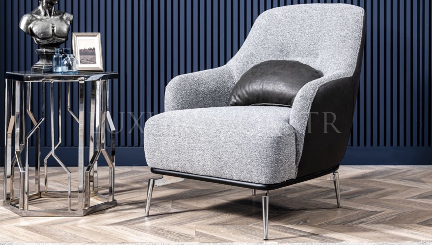 Alesta Modern Gray Sofa Set - 11
