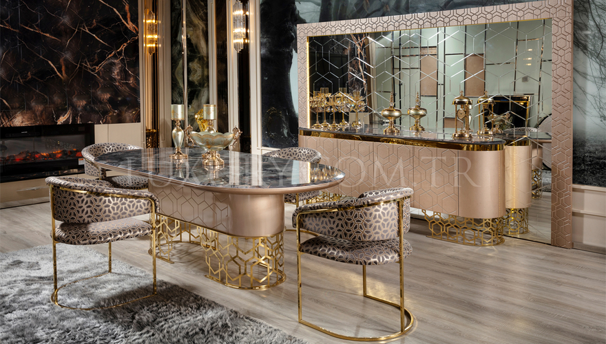 Almada Metal Dining Room - 1027