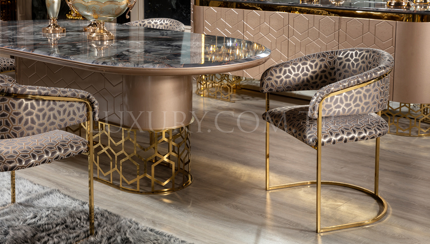 Almada Metal Dining Room - 10