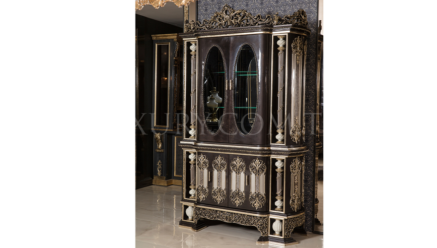 Almila Classic Black Dining Room - 19