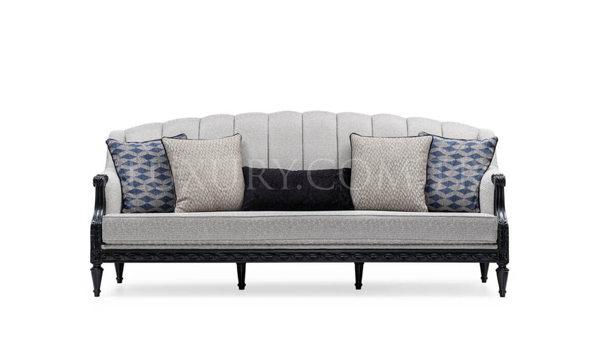 Alparslan Classic Gray Sofa Set - 6