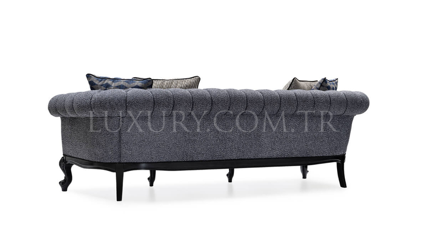 Alparslan Classic Gray Sofa Set - 10