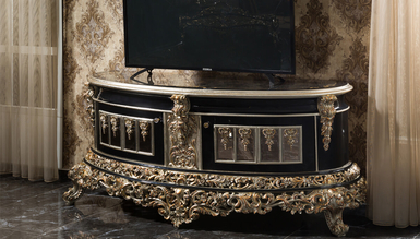 Altay Klasik Black TV Ünitesi - 1014