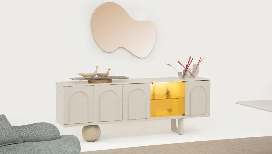 Aluna Bohemian Dining Room Set - 3