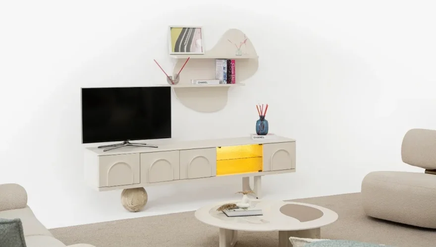Aluna Bohemian Modern TV Unit - 2