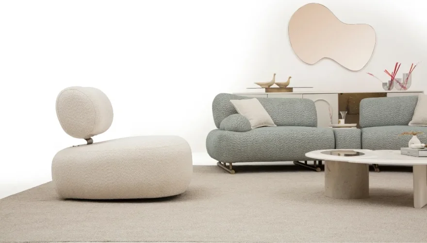 Aluna Bohemian Sofa Set - 5