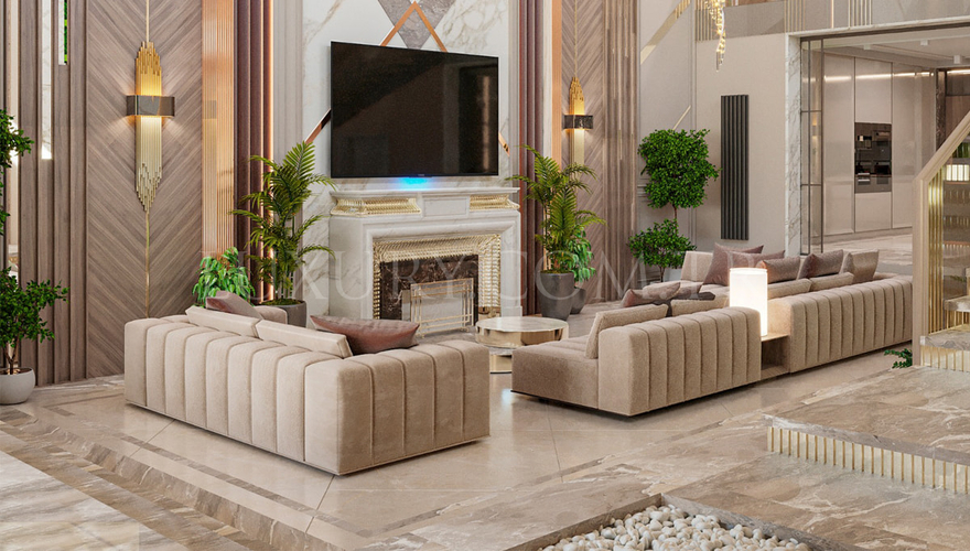 1132 - Apeldorn Villa Salon Dekorasyonu