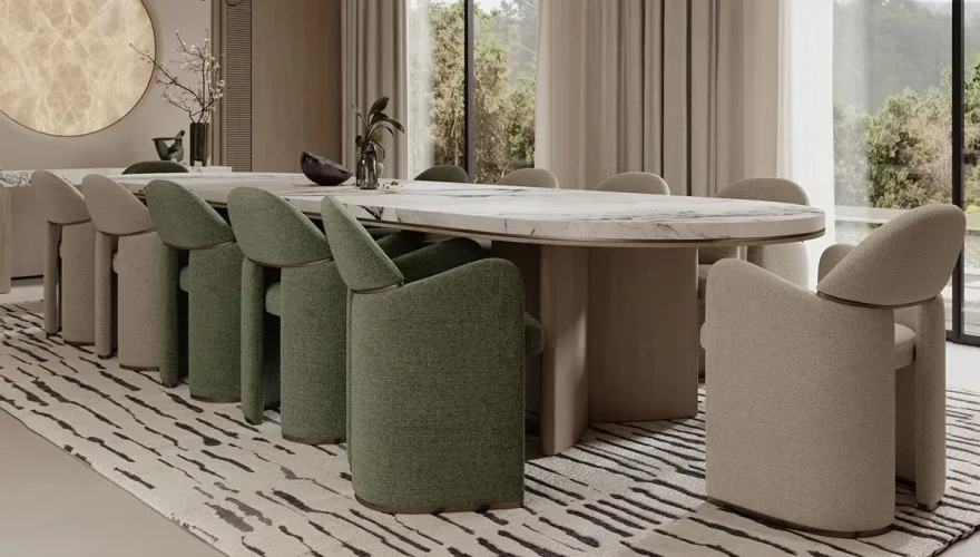 Arte 12 Kişilik Modern Yemek Odası - 3