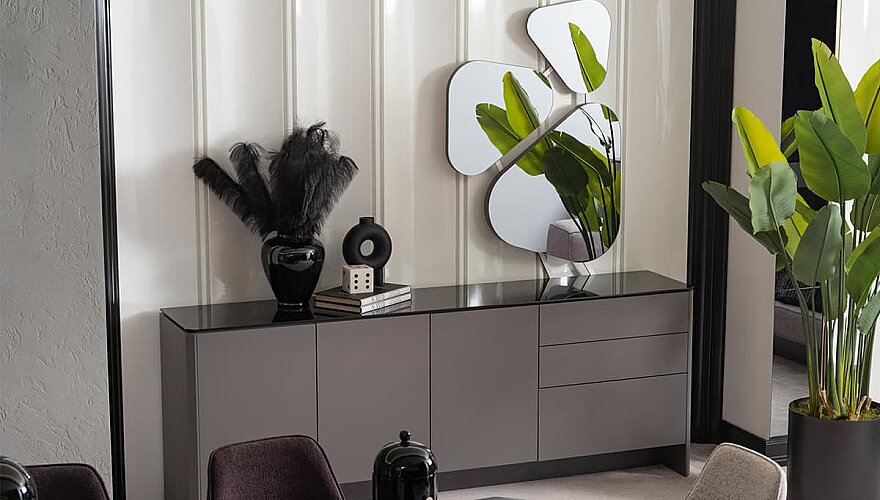 Arvento Gri Modern Yemek Odası - 5