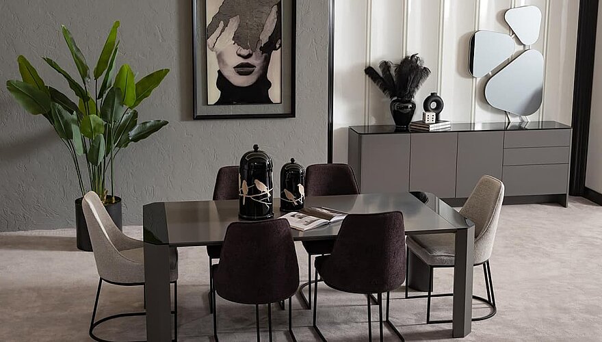 Arvento Gri Modern Yemek Odası - 3