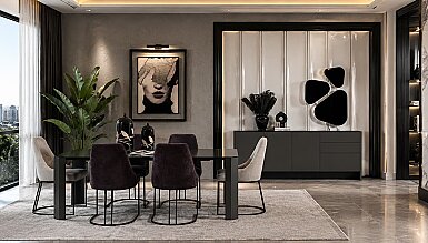 Arvento Gri Modern Yemek Odası - 1182