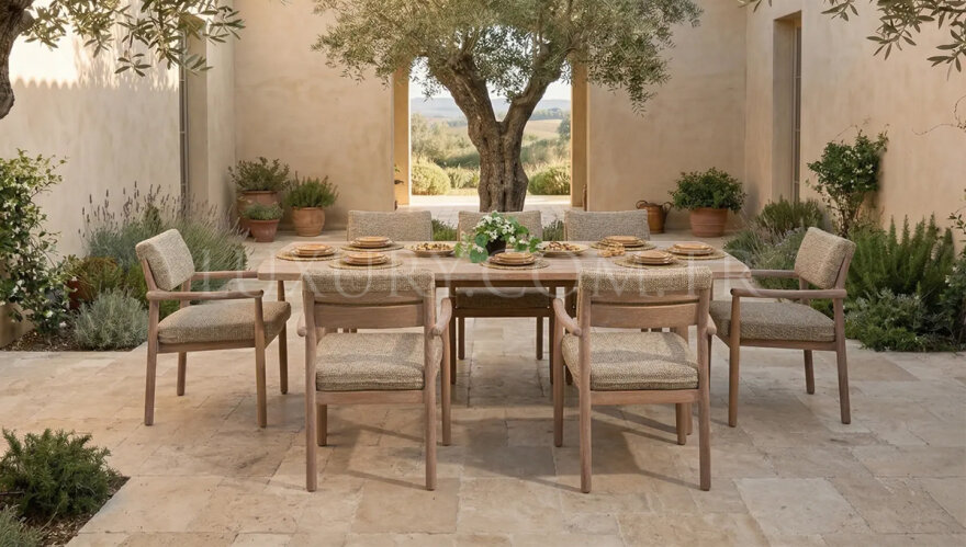 Asos Bahçe Yemek Masası Takımı - 1