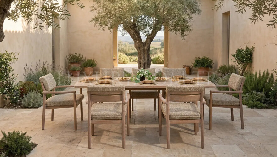 Asos Bahçe Yemek Masası Takımı - 2