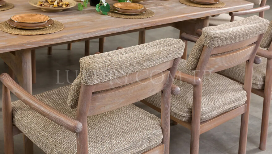 Asos Bahçe Yemek Masası Takımı - 5