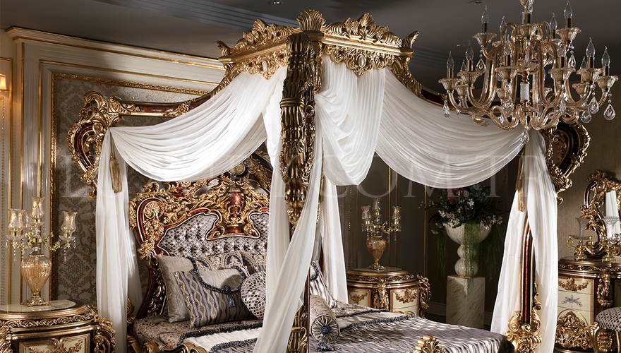 Aspendos Cibinlikli Klasik Yatak Odası - 12