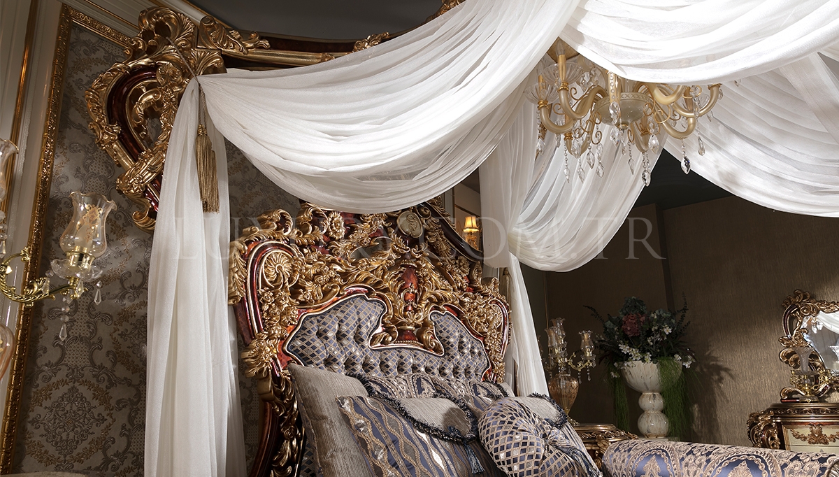 Aspendos Cibinlikli Klasik Yatak Odası