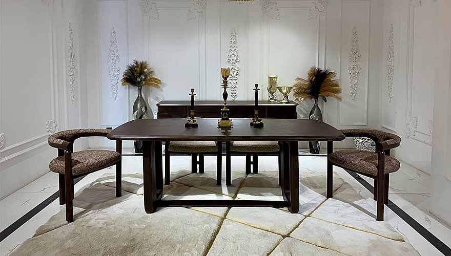 Aston Kahverengi Yemek Odası - 1186