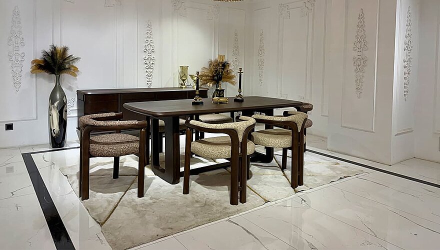Aston Kahverengi Yemek Odası - 3