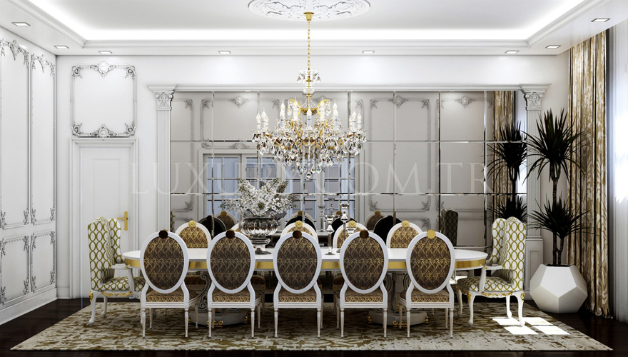 Astren Salon Yemek Masası Takımı - 