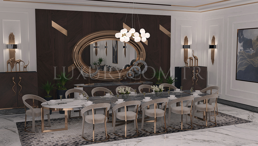 Atalanta Living Room Decoration - 1102 Luxury Line