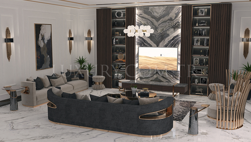 Atalanta Living Room Decoration - 2