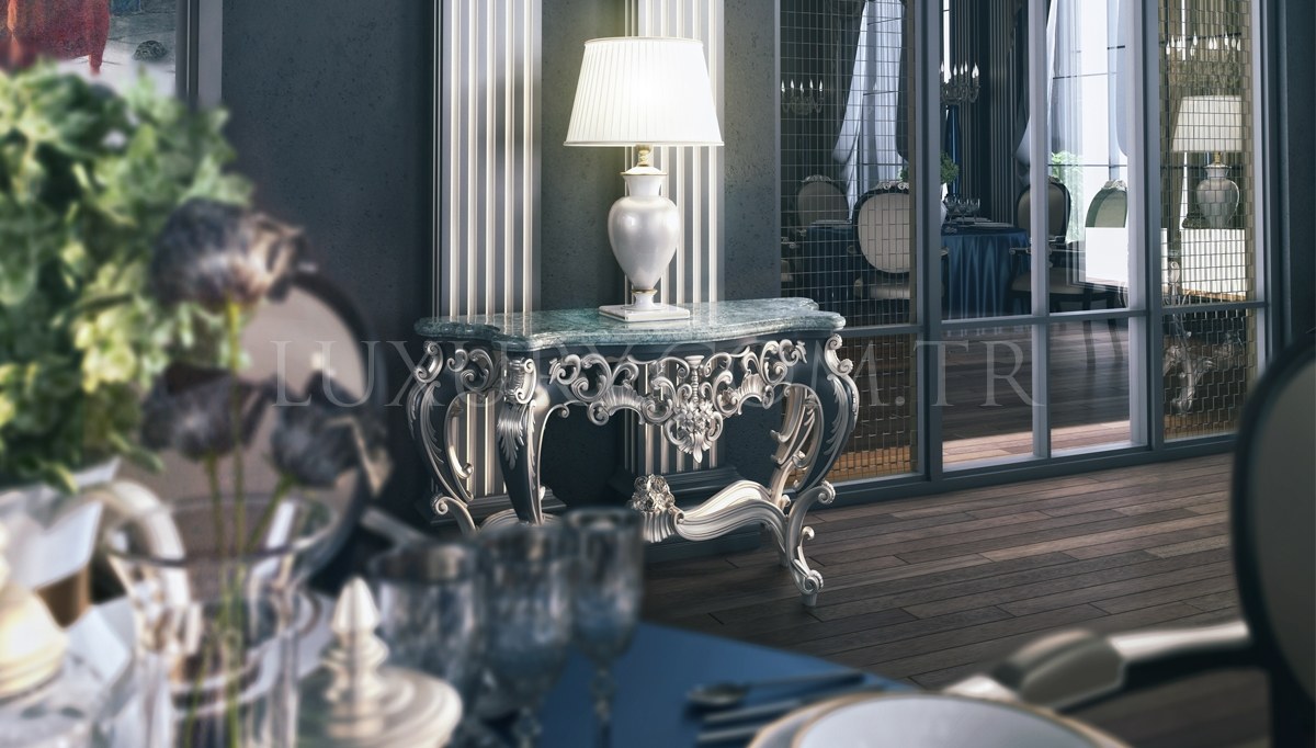  - Athens Oymalı Klasik Salon Takımı