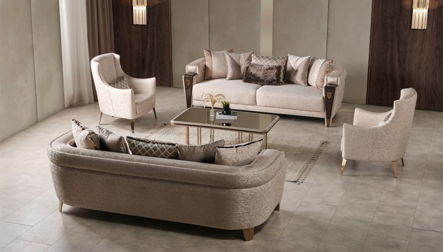 Atlas Modern Sofa Set - 2
