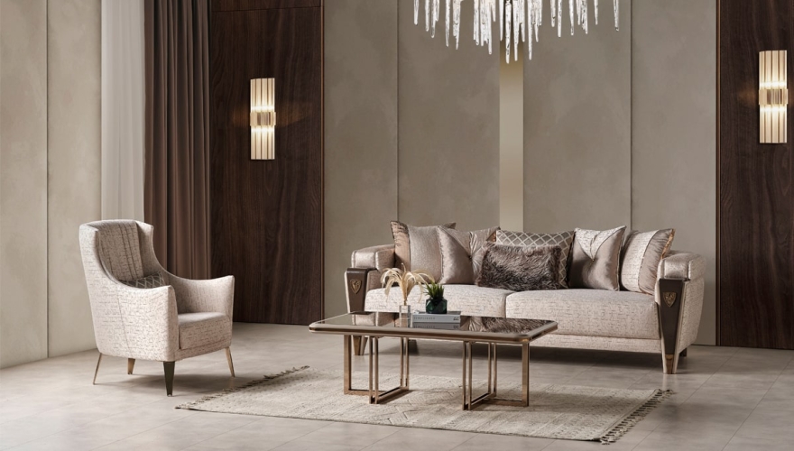 Atlas Modern Sofa Set - 3