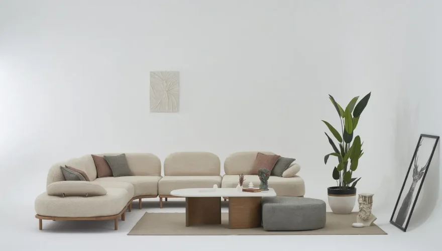 Avenzo Modern Corner Sofa Set - 1