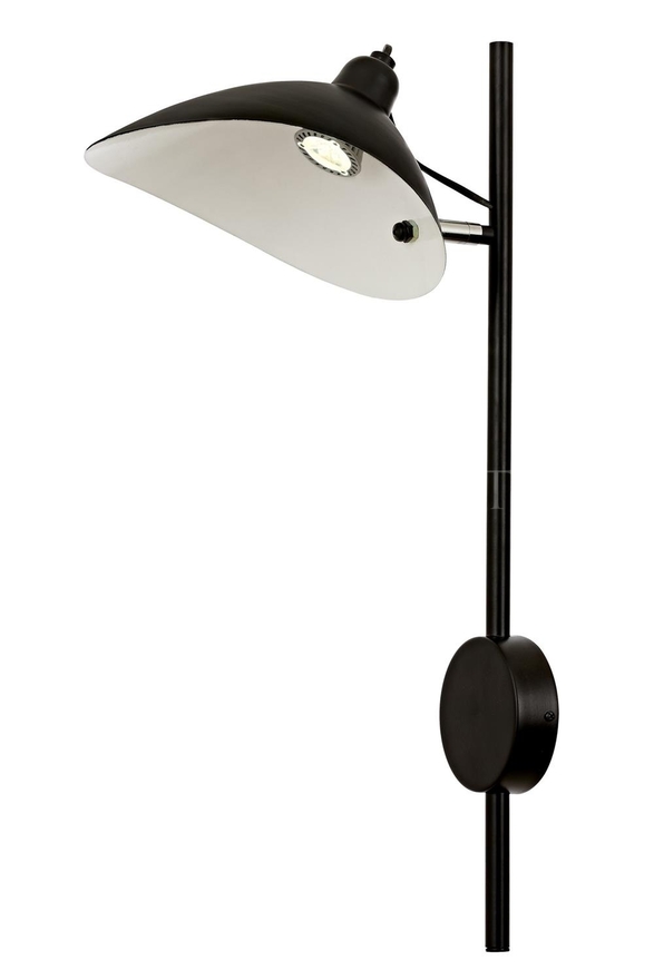 Luxury Avize ve Aydınlatma - Luxury AP-9127-1BSY Siyah Boyalı Aplik E14 Metal 21x30cm