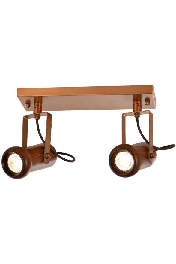 AVONNI AR-60414-2Y-EX Eskitme Boya Modern Avize Led Metal Ahşap 35x25cm - Luxury