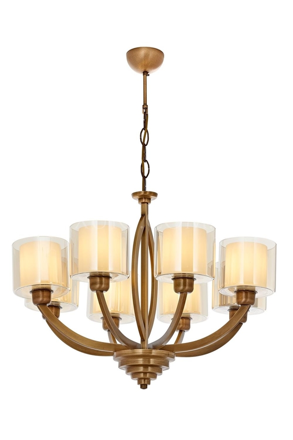 Luxury AV-60362-8E Eskitme Kaplama Modern Avize E27 Metal Kumaş 65cm - Luxury Avize ve Aydınlatma